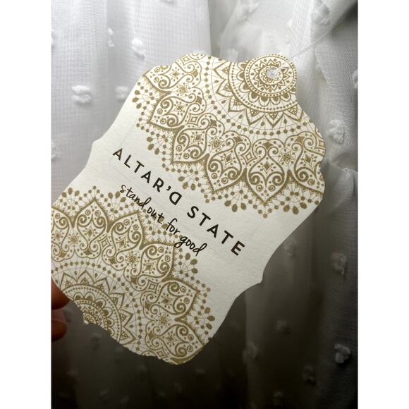 Alterd State - White Polka Dot - Ruffle Tie Dress - Picture 13 of 14